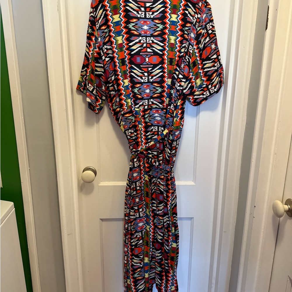 Never Fully Dressed Vibrant Multicolor Women's Wr… - image 2